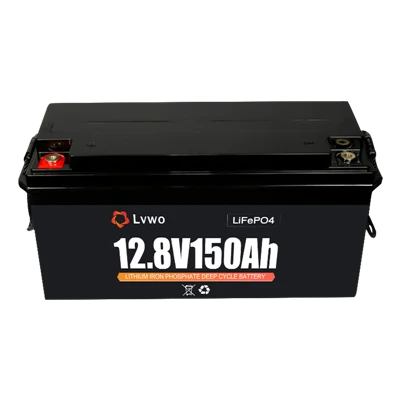 Lvwo -12 v 12.8v 150ah LIFEPO4 Baterie de litiu