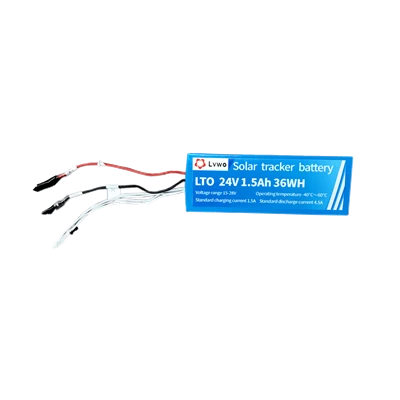 24v 1,5ah Baterie de tracker solar LTO
